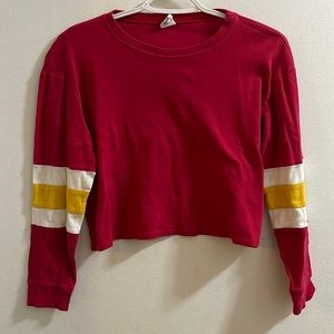 Cropped red sweater, Women’s size small, Me to We brand
